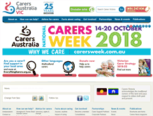 Tablet Screenshot of carersvictoria.org.au